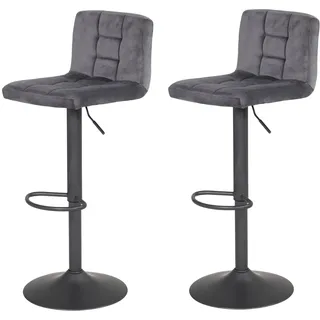 Hela Barhocker Amanda 40 x 85-107 cm Grau