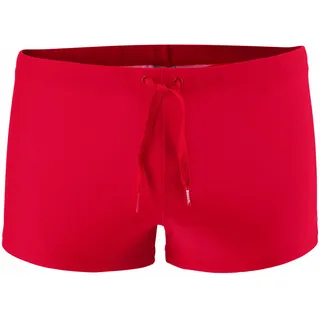 Boxer-Badehose BENCH., Herren, Gr. 8, N-Gr, rot, Polyamid, unifarben, Badehosen Boxer-Badehose, mit Logodruck, Topseller