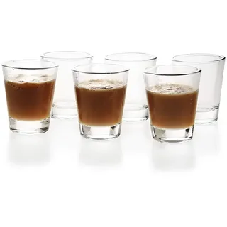 BCnmviku Schnapsgläser Glas 5cl/50ml Set Shotgläser - Spühlmaschinenfest - Gläser für Vodka Tequila (6)