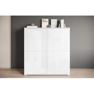 otto home INOSIGN PC-Schrank »Kenia, Sekretär, Home Office« 1 Stk. tlg. Mit Push-to-open, Tastaturauszug und praktischem Stauraum, weiß