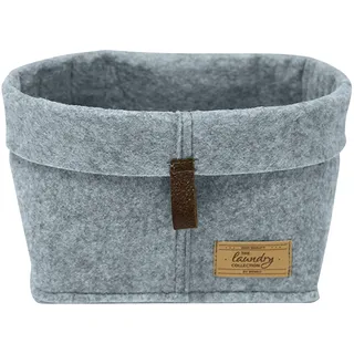 Wenko Filz-Korb Feli S Aufbewahrungskorb 18 x 15 x 13 cm grau