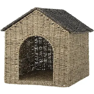 Bloomingville Fredie Aufbewahrungskorb mit Deckel 40 x 49 x 39 cm beige