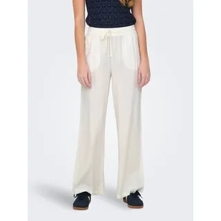 Jdy Schlupfhose »JDYSAY LINEN HW WIDE PANT WVN NOOS« Sommerhose mit Leinen, weiß
