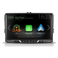 Bild von für VW Seat Skoda Golf 5 + 6 Plattformen), Mediencenter mit 9“ / 22,9 cm Touchscreen, Multimediasystem mit Apple CarPlay Auto Radio DAB+ USB Bluetooth Navigation