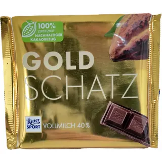 Ritter Sport Goldschatz Vollmilchschokolade 250 g