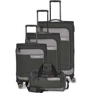 Travelite Viia Koffer-Set 4-tlg. grau/schwarz
