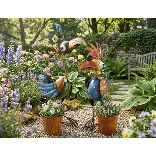 Pflanztopf Pepe blau ca. 40 cm - Gartendekoration - Blau