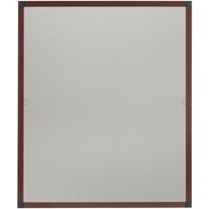 Bild Fliegengitter Fensterbausatz COMPACT, 100x120 cm, Dunkelbraun