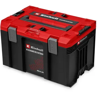 Einhell E-Case M SEALED Werkzeugkoffer 44,4cm x 29cm x 32,8cm schwarz/rot