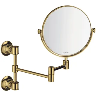 Hansgrohe Rasierspiegel mit Polished Gold Optic