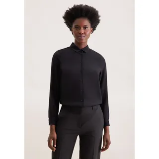 Seidensticker Hemdbluse Schwarz 4XL