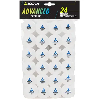 Joola Tischtennisbälle 3 Sterne Training Advanced 40+ mm Durchmesser Premium Tischtennis Bälle, Weiß,