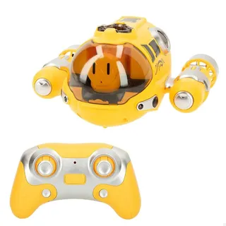 ColorBaby Ferngesteuertes U-Boot, 5 km/h, 25 m, 360-Grad-Drehung, mit Lichtern und Wasserspray, 2,4 GHz, wasserdichte Fernbedienung, Geschenk für Kinder, Wasserspielzeug, Boot, Poolspielzeug (47670)