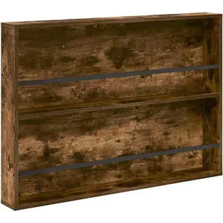 vidaXL Magazinregal Geräucherte Eiche 100 x 12 x 70 cm Holzwerkstoff - Braun