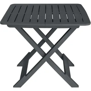 vidaXL 3-tlg. Bistro-Set Klappbar Kunststoff Anthrazit - Grau