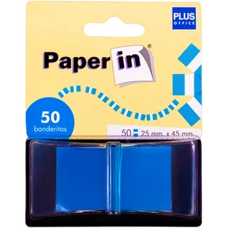 PLUS Büro Papier in – Spender 50 Flaggen, blau