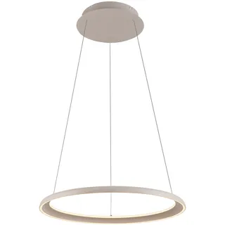 Schöner Wohnen SCHÖNER WOHNEN-Kollektion LED-Pendelleuchte Quillo Alu, Eisen, Stahl & Metall Beige Sand