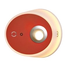 LED-Wandlampe Zoom, Spot, USB-Ausgang, terracotta