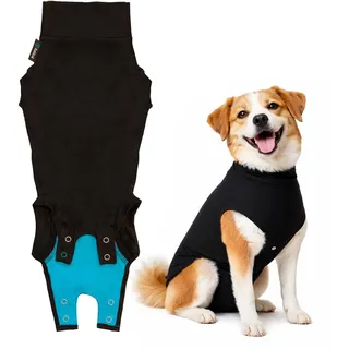 Suitical Recovery Suit Hund, M+, Schwarz