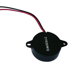 Aerzetix - Summer Buzzer für vergessen Scheinwerfer Kontrollleuchte Blinker akustisches oder Vorrichtung 1.5-30 3V 6V 12V 24V 80dB 24 x 9.5 mm