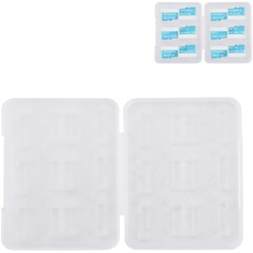 Flashwoife 1 × Verpackung Aufbewahrung Speicherkarten Platz für 12 Micro-SDHC Karten, Memory Card Case Jewel Mini Case Box Card, A – Qualität, transparent