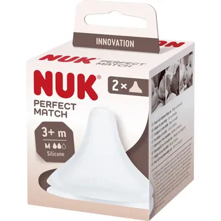 NUK Perfect Match Trinksauger ab 3M Gr. M, 2 Stück (10124029)