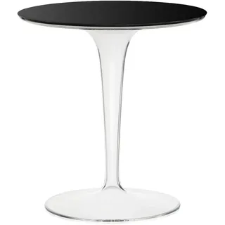 Kartell Tip Top Beistelltisch, Schwarz glänzend