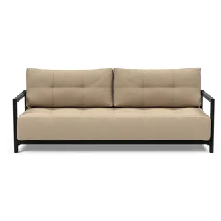 Innovation Living TM Schlafsofa Einzel- und Doppelbett, optionale Kopfstütze, braun