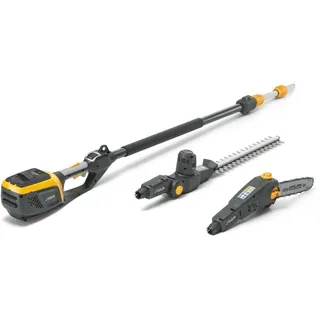Stiga MT 500e Kit – Multitool – Heckenschere, und Kettensäge mit Verlängerungsschaft - Akku und Ladegerät enthalten