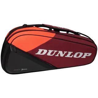 Dunlop Racketbag CX Club (Schlägertasche) 2024 rot/schwarz 3er - 1 Hauptfach