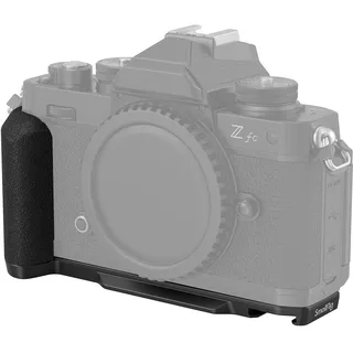 SMALLRIG Z fc Handgriff L-förmiger Griffhalter für Nikon Z fc Kamera, Seitengriff im Retro-Stil mit 1/4"-20 Gewindeloch, Kaltschuh, Schnellwechselplatte für Arca, Leicht und Bequem (Schwarz) - 4263