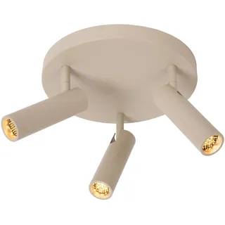 LUCIDE GRADO - Deckenstrahler - Ø 25 cm - 3xGU10 (MR11) - Taupe