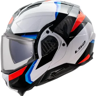 LS2 Advant II Triple Blau/Rot/Weiß XXL