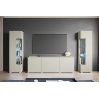 OTTO home Wohnwand "KENIA" Komplett-Set, 3 Stk. tlg., kaschmir