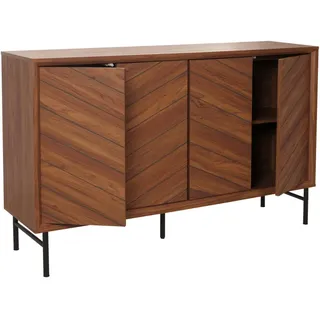 MCW Sideboard Braun , Holz , 151x94x40 cm , Kleinmöbel, Kommoden, Sideboards