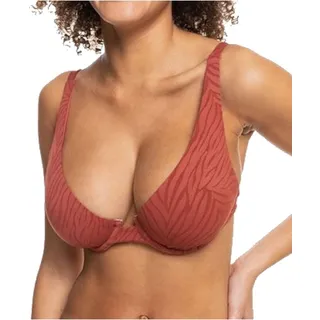 Roxy Damen Wild Babe Bikini Oberteil rot - M