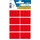 Herma Vielzweck-Etiketten 3692 Rot 25 40 40