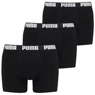 Puma Boxer Briefs Boxershorts Men Herren Everyday Unterhose Pant Unterwäsche Schwarz, XL