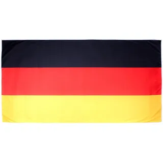 PEARL Deutschland Handtuch: Mikrofaser-Sport-Handtuch für Fitness-Studio & Strand, 180 x 90 cm (Strandtuch Deutschland, Badetuch Flagge, EMS)
