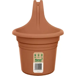 Florus Balkon-Hängetopf Mediterran Single 18 cm x 26,2 cm x 24 cm Terra