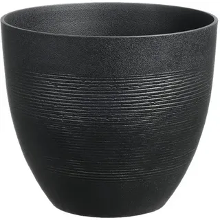 Pflanztopf Lafiora Liam Kunststoff Ø 31 cm H 27 cm anthrazit