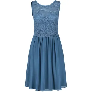 Vera Mont Damen Abendkleid mit Spitze 36, Hushed Blue