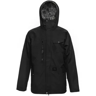 Atrip Herren Anchorage Snowboardjacke Jacke, schwarz, S EU