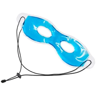 IEA Medical kühlende Augenmaske, Kühlbrille, Cold Eye Mask, Kühlung zur Hilfe bei Augenermüdung Kompressen 3 St blau