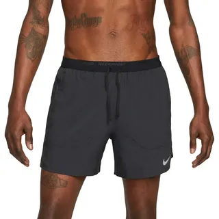 Nike Herren Stride Shorts, Black/Black/Reflective Silv, XL EU