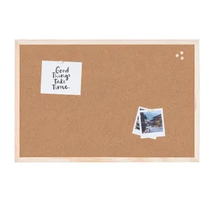 Bi-Office Korktafel / Pinnwand mit Holzrahmen- 5 Größen wählbar - 90 x 60 cm