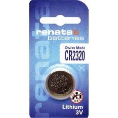 Renata CR2320 Knopfzelle CR 2320 Lithium 150 mAh 3 V 1 St. (10 Stk., CR2320), Batterien + Akkus