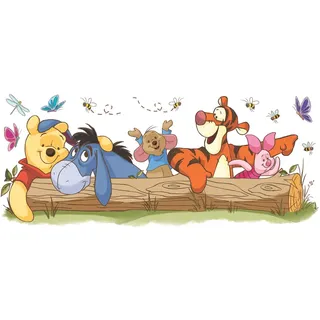 Room Mates 54541 Riesenwandsticker "Disney Winnie Puuh - Freizeitspaß", mehrfarbig
