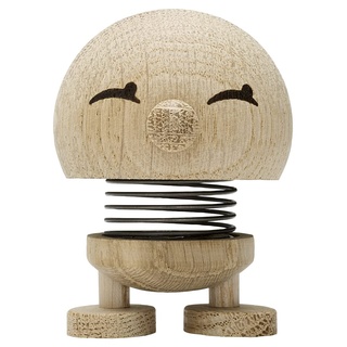 Hoptimist Bimble, Holzdeko, Wackelfigur aus Holz, Deko Skandinavisch, Deko Wohnzimmer, Schreibtisch Deko, Büro Gadgets, Tolle Kleine Geschenke, 4,5 x 5,8 x 6,6 cm, Small, Raw Oak