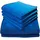 Handtuchset mit Farbverlauf 6-tlg. blau